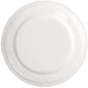 Villeroy & Boch Manoir Collection Dinner Plate, Premium Porcelain, Made in Germany, 10.5 in Diameter, Rich, Creamy White