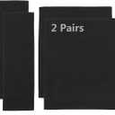 STAY GENT Counting Mars 2 Set Replacement Cover Canvas for Directors Chair, 20cm X 52cm + 52cm X 42cm (Black)