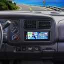 Android 14 Double Din Car Stereo Upgrade Radio for Dodge Dakota 1987-2000, 2G+32G 6.86" Touchscreen Wireless Carplay Android Auto GPS WiFi Bluetooth RDS DSP SWC Mirrorlink Mic Backup Camera