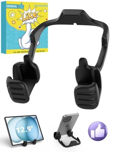 Stocking Stuffers for Teens Boys Girls Tablet Stand for iPad: Universal Compatible Thumbs Up Lazy Cell Phone Stand Holder for Desk Cool Fun Birthday Gifts for Men Women Kids Adults Gifts for Christmas, Pack Of 2