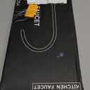 Delle Rosa Brushed Gold Drinking Water Faucet, Non-Air Gap Solid Brass Kitchen Water Filter Faucet, Classical Water Filtration Faucet for Under Sink Water Filter System Brushed GoldLight Gold