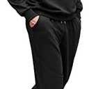 COOFANDY Men's 2 Piece Track Suit Set Jogging Sweatsuit Workout Quarter Zip Suit, M