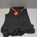 Womens Sleeveless Golf Tennis Dresses with Inner ShortsPockets for Workout Exercise (Medium, Black)