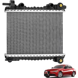 Right Radiator with Oil Cooler For Alfa Romeo Giulia Stelvio 2017-2024 2.0L 2.9L 50540153