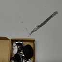 PlusRoc 4 Pack 1 Inch Self Adhesive Paste Caster Wheels for Furniture Kitchen Appliance Rollers, Load Capacity 28LBS Per Wheel, Low Profile Swivel Wheels for Bucket Storage Bins