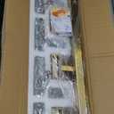 Gold Bathroom Vanity Light Fixtures - Brushed Gold Vanity Light Bathroom Lighting Fixtures Over Mirror 40W Dimmable Crystal Wall sconces 4 Light LED Modern Bathrooms Lights 4000K