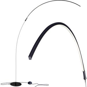 Brightech Sparq Arc Floor Lamp, Ultra Bright Lamp for Living Rooms & Offices  3-Way Dimmable Smart, Tall Contemporary Standing Lamp for Reading in Bedrooms - Black (Classic Black)