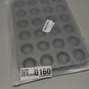 Biubumtu 1-Piece 48 Cup Steel Muffin Pan Non-Stick Mini Cupcake Pan, Bakeware Mini Muffin Tin, Dishwasher Safe (Round)