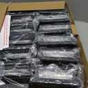 APONUO Solar Post Lights Outdoor, 2 Lighting Modes 16 LEDs Solar Post Cap Lights for 4x4 5x5 6x6 Vinyl Wooden Posts Waterproof Fence Post Lights Solar Powered for Deck/Fence/Porch (Black,12 Pack)