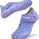 Racqua Toddler Boys Girls Slip-On Water Shoes Quick Dry Barefoot Aqua Shoes (Purple,23)