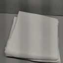 Ascoza 2pack 90x132 Inch Ivory Rectangular Tablecloth 8 Feet Table Cloth in Polyester Fabric for Wedding/Banquet/Restaurant/Parties