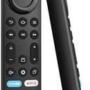 Voice Remote Control for All Firestick Smart TV Remote, Fit for TV Cube/Stick 4K Max/Stick 4K(1st/2nd Gen), FireStick (2nd/3rd Gen)/Lite/HD, Fit for Omni QLED Series, Toshiba/Pioneer/TCL Smart TVs