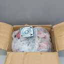 W B D WEIBIDA Heavy Duty Casters Set of 4, 6 Inch Industrial Locking Caster Wheels with 4800 LBS, No Noise Polyurethane Wheel on Steel Hub Swivel Plate Caster for Tool Cart, Workbench(4 Brake)