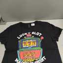 Lucky Slot Machine Tee Casino Las Vegas Gambling T-Shirt Small