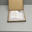 YestBuy 3 Tier Square Cupcake Stand - Premium Cupcake Holder - Acrylic Cupcake Tower Display - 3 Tier Acrylic Display for Pastry + LED Light String - Ideal for Weddings, Birthday Parties( Pink Light)