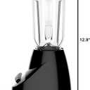 BLACK+DECKER Crush Master Blender, 10-Speeds with Stainless Steel Blades, Black, BL2010BP