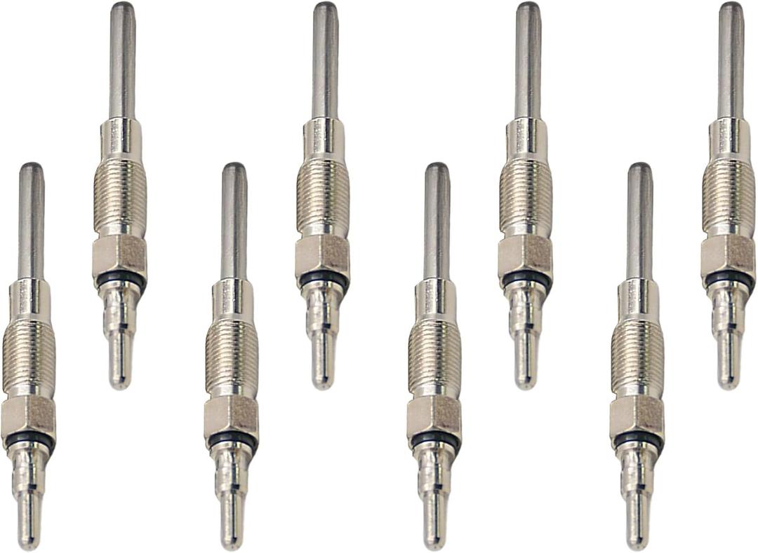 Diesel Glowplugs Glow Plugs Replacement for Ford 1988-1994 IDI (Indirect injection) 7.3L F350 F250 E250 E350 F2TZ12A342A Replacement for Motorcraft ZD9 8PCS