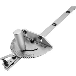Precision Miter Gauge with a Standard Slot (3/4 x 3/8), Table Saw Miter Gauge High Accuracy Miter Saw Protractor with 27 Angle Stops, Great Woodworking Tool Table Saw Accessories