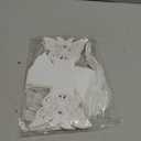 Auto-Plaza 50 Pieces Butterfly Laser Cut Favor Boxes DIY Wedding Birthday Gift Candy Boxes with Ribbons (White)