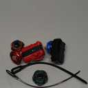 DEZAWRTY Gyro X Set, 4 Right-Spin X Tops and 2 Launchers, Newly Upgraded Top Appearance, Battle Game Perfect for Beginners