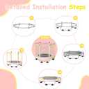 Fitinone Trampoline for Kids, 5 FT Indoor & Outdoor Toddler Trampoline with Safety Enclosure Net, Birthday Gifts for Kids, Gifts for Boy and Girl, Age 3-8