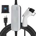 Level 1 EV Charger, 15A 110V Nema 5-15 Plug, Portable Electric Car Charger with 20FT Cable, Home Charging Station for All J1772 Electric Cars