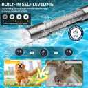 7'' Monitor DVR Sewer Pipe Inspection Video Camera with Auto Self Leveling 512HZ Pipe Locator 22MM IP68 HD 1000TVL Camera 12PCS LED Lights