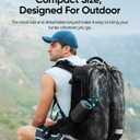 Portable Bluetooth Speaker with Lights, Stocking Stuffers, Powerful Crystal Clear Sound, IPX5 Waterproof, All Day Playtime, BT 5.3, TWS Paring, Small Wireless Speaker for Outdoor, White Elephant Gifts (Black)