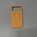 TORRAS Ostand Q3 Silicone for iPhone 17 Pro Max Case, Fit for MagSafe, 360 Spin Ring Stand, Liquid Silicone Cozy Vibrant Grip, Camera Control, Protective Case for iPhone 17 Pro Max, Pastel Orange