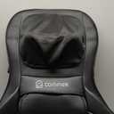 COMFIER Shiatsu Neck Back Massager with Heat,2D/3D Massage Chair Pad with App Control,Deep Tissue Kneading Massage Chair Pad with Compression,Adjustable Back Coverage,Black