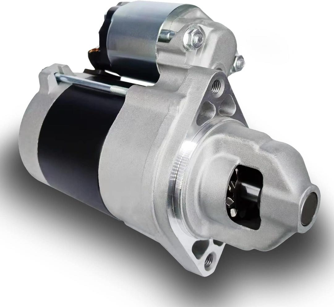19169 New Starter Motor Replacement for Kawasaki FX730V FX691V FX600V FX651V FX541V FX481V, John Deere 636M 652R 648R Z445 Z920A WHP52A WH48A, OE#: 21163-7023 21163-0756 21163-0754 428000-6600