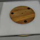 Acacia Wood Lazy Susan, Wood Turntable Tray Cabinet Organizer,14"