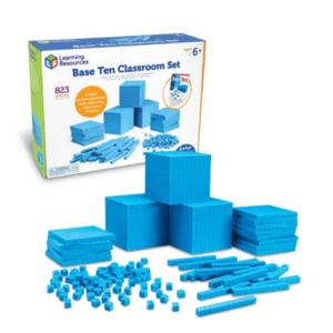 Learning Resources Plastic Base Ten Class Set 6