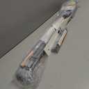 Retractable Baby Gate for Stairs, 55" Wide Mesh Dog Gate Indoor, 34" Tall Child Gate for Doorways, Hallways, Deck, Indoor Outdoor Pet Baby Safety Essentials for Home, Grey (Gray)