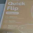 Jool Baby Quick Flip Toilet Seat, Built-in Potty & Splash Guard (Elongated) | Potty Seat Stays Out of the Way of Adults & Is Easy for Kids to Flip Down – Slow Close Minimizes Noise & Pinching
