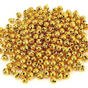 1/2 Inch Jingle Bells Small Bell Mini Bells, Tiny Crafts Bells, DIY for Christmas Home Making Ornaments Wreath Pet Decorations Bracelet Anklets Necklace Knitting Jewelry Making 120 Pcs, Gold