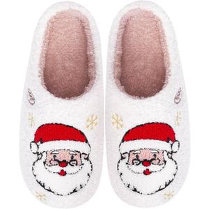 Heart Slippers for Women, Valentines Day House Slippers Christmas Slippers for Women Men, Cute Soft Plush Fluffy Heart Slippers, Fuzzy Warm House Shoes, Cozy Slip-on Memory Foam Home Slippers Gifts (10.5-11 Women/9-9.5 Men, Z02)