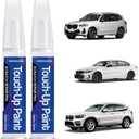 Mineral White A96 Car Touch-Up Paint Compatible with BMW, 2-in-1 Car Paint Scratch Repair Kit, Quick & Easy Solution to Repair