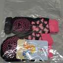 KOOLTAIL Valentines Dog Socks Shoes Costume to Prevent Licking Paws, Winter Dog Boots & Paw Protector for Hardwood Floors Anti Slip, Traction Control Grip Booties for Small Medium Large Senior Dogs, M