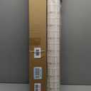 LazBlinds Cordless Bamboo Blinds, Roll Up Shades for Windows, Light Filtering Hanging Window Blinds, Bamboo Shades for Patio Indoor/Outdoor Porch, 33'' W x 48'' H, Whitewash B