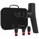 PROfit Percussion Muscle Massage Gun, Rechargeable Deep Tissue Full-Body Massager with Multiple Attachments