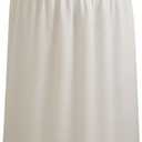 Diamond Stitch Fabric Bathroom Sink Skirt Utility Sink Waterproof Fits Standard Size Sinks Adds Bathroom Storage (White) Large