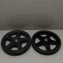 CheeMuii 2 Pack 14" Push Lawn Mower Wheels 2 Pcs 14 Inch Push Mower Wheels with Bolts and Lock Nuts Kit Fit for Most Standard push Lawn Mowers/Generator/Garden Tiller/Handtruck