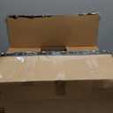 DGSL Dog Ramp for Car, 4-Step Folding Dog Stairs, Aluminum, Black, Supports Up to 250 Lbs