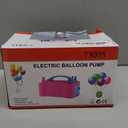 Balloons Air Pump Sohapy Dual-Nozzle Portable Electric Balloon Blower Pump/Electric Balloon Inflator for Decoration (110-120V 600W)