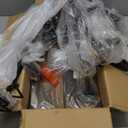 IBUYKE Spice Rack Wall Mount,4 Tier Hanging Seasoning Organizer,Large Spice Rack for Wall for up to 50 Jars,Spice Organization for Kitchen Cabinet,Bathroom,Pantry,Living Room,Brown TLJ016H