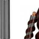 Long Conical Barrel Attachment Compatible with Dyson Airwrap HS01 HS05 HS08 Attachment, Adjustable Bidirectional Hair Curling Iron Accessories Create Bouncy Curls or Waves(Nickel/Copper, 1.6in)