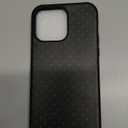 Hython for iPhone 14 Pro Max Case Cute Polka Dot Aesthetic Design Simple Cover 6.1", Thin Slim Anti-Scratch Soft TPU Bumper Shockproof Rubber Protective Phone Cases for Women Girls Girly Boys, Black