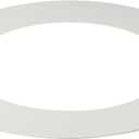 Kichler Direct-to-Ceiling Universal Goof Ring, For Use with 6" round interior downlight fixtures, White, (8.25" W)