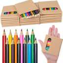 300 Count Colored Pencils Bulk, 25 Pack Colored Pencils in 12 Colors, 3.5 Inch Mini Drawing Pencils Set, Pre-sharpened Coloring Pencils for Kids, Ideal Back to School Supplies & Classroom Prizes